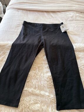 Black Capri Leggings Nordstrom L cropped capri nwt